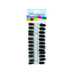 Plastic Washing Pegs 80mm - 12 Piece   